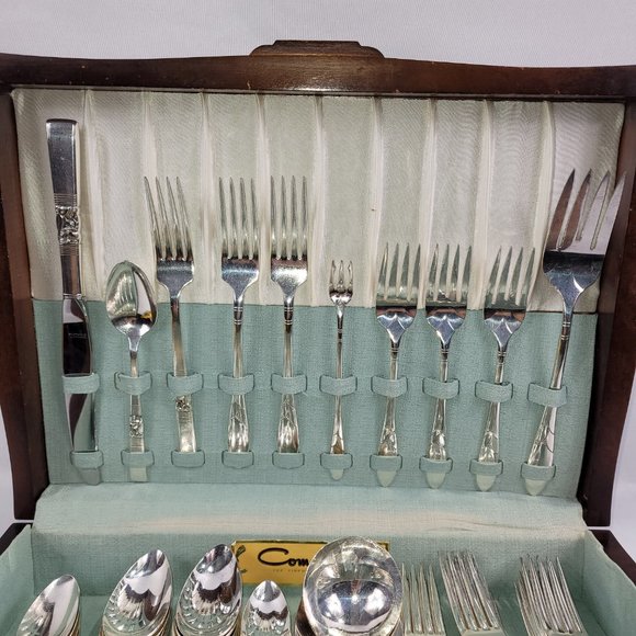 Community Vintage Silverware Set 64 Pieces Cutlery Knives Spoons Forks - Picture 2 of 13